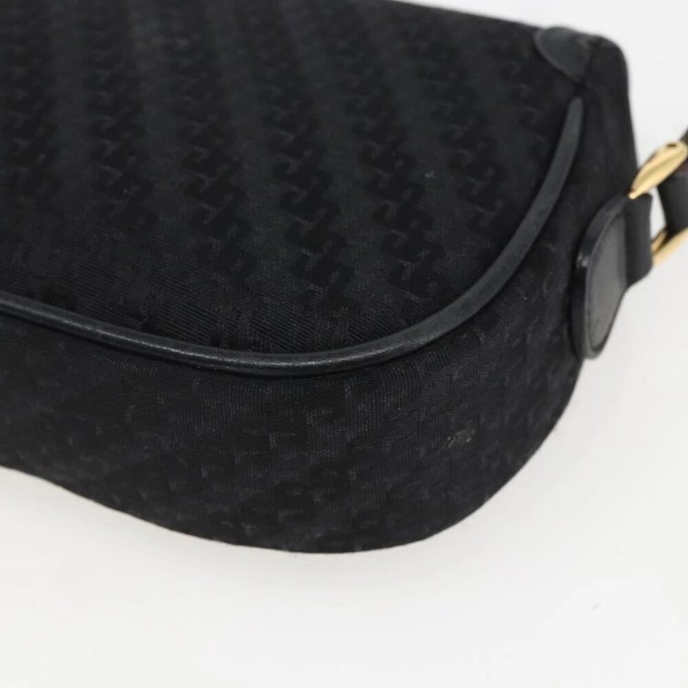 GUCCI Shoulder Bag Old Gucci Black Gold Auth 158414 - Picture 2 of 15